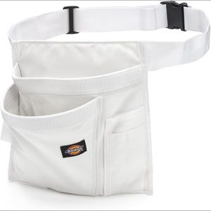 Dickies White 5 Pocket Pouch Utility Fanny Pack